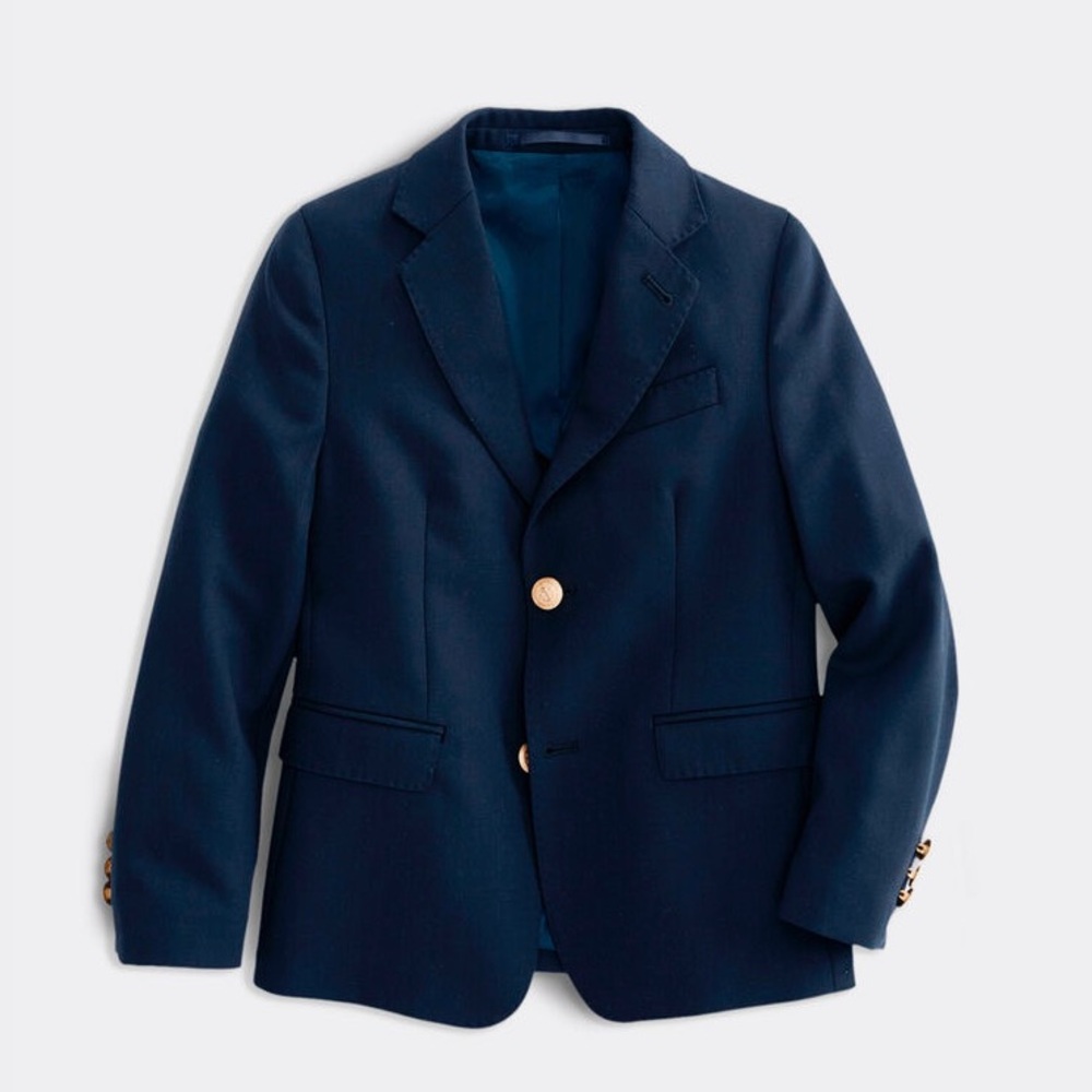 Vineyard Vines Boys Navy Blue Blazer with Gold Buttons